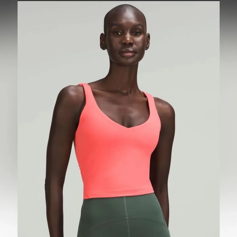 Lululemon Bright Coral size 4 women’s Sleeveless Top